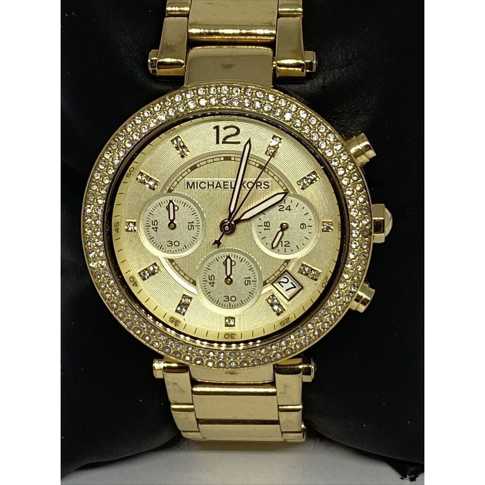 Michael Kors Parker MK5354 Women Stainless Steel Analog Dial Quartz Watch XR652 - Picture 2 of 12